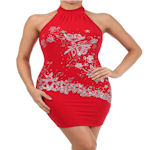 Red Glitter Dress