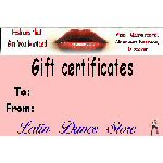 gift certificate