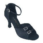 black mesh dance shoes